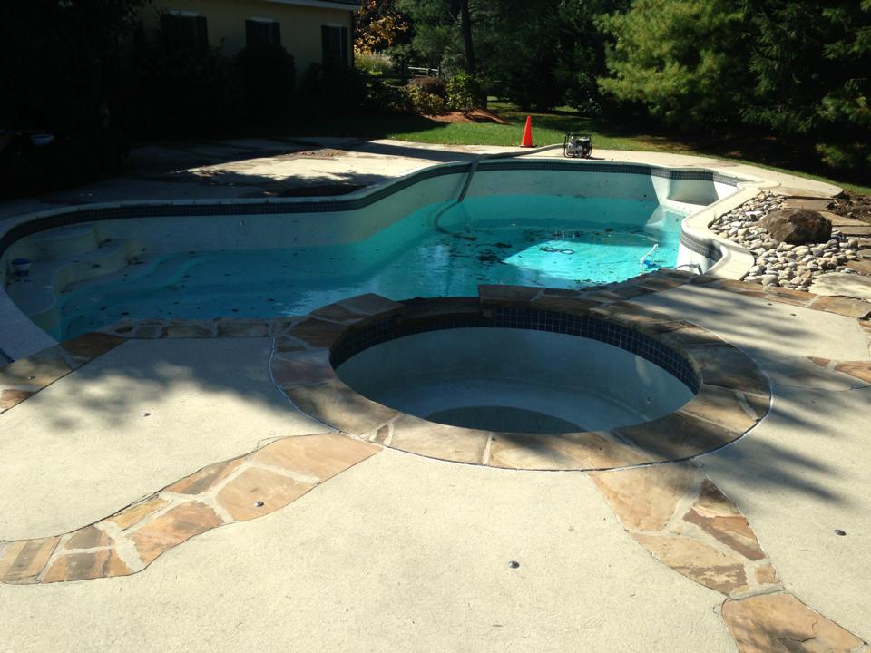 pool removal before